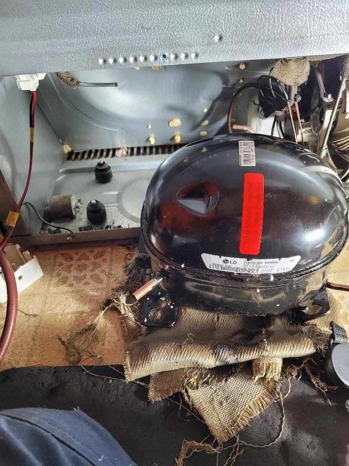 Sub-Zero Refrigerator Compressor Overhaul